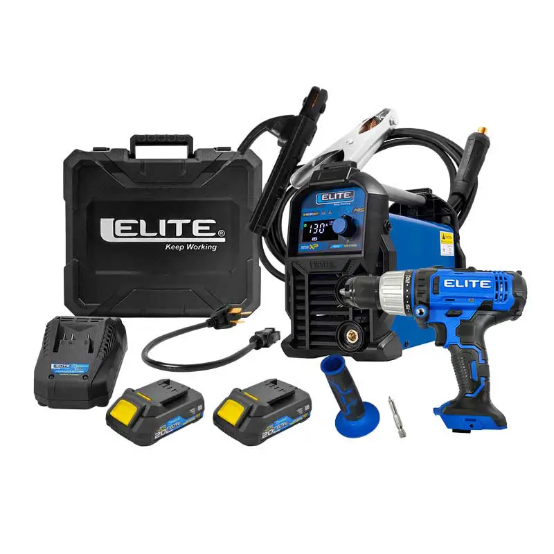 SOLDADORA INV ARC130XP+TALADRO INALAMBRICO