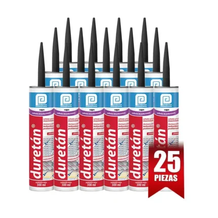 SILICON DURETAN NEGRO CARTUCHO 300ML -1CAJA