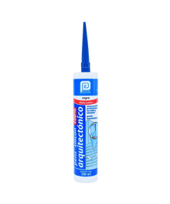 SILICON 100% ARQUITECTONICO NEGRO 280 ML