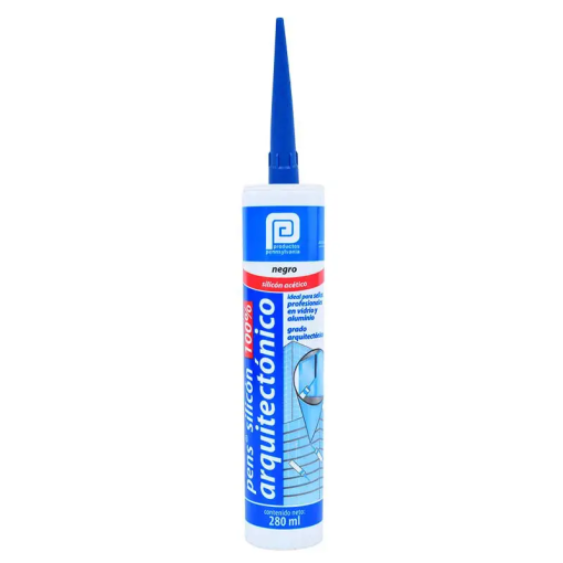 SILICON 100% ARQUITECTONICO NEGRO 280 ML