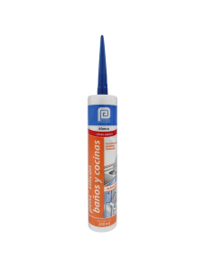 SILICON BAÑOS Y COCINA  280 ML.  BLANCO