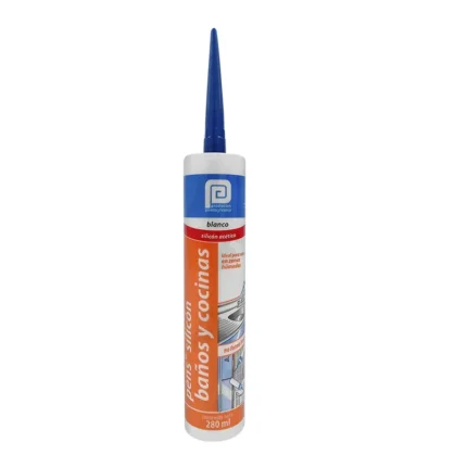 SILICON BAÑOS Y COCINA  280 ML.  BLANCO