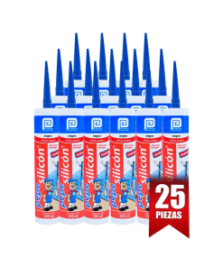 SILICON PEPE NEGRO   280 ML.   U/GRAL - 1CAJA
