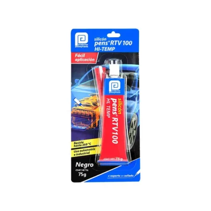 SILICON RTV100 NEGRO TUBO  75 GR AUTOMOTRIZ HI TEM