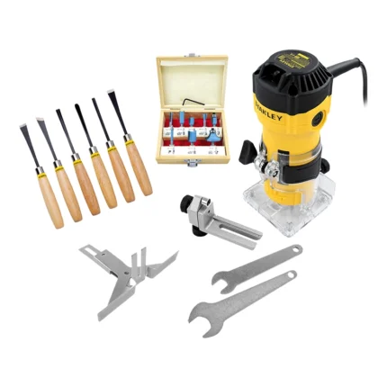 ROUTER 1/4" 550W 35000RPM +GURBIAS+BROCAS P/ROUTER