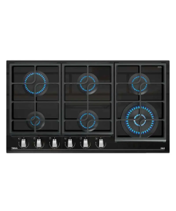 PARRILLA DE VITROCERAMICA DE GAS 6 QUEM NEGRO TEKA