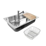 FREGADERO 84 X 56 SOBREPONR 1 TINA A/INOX TEKAWAY
