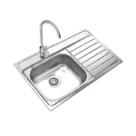 FREGADERO 80 X 51 P/EMPOTRAR 1 TINA A/INOX DER