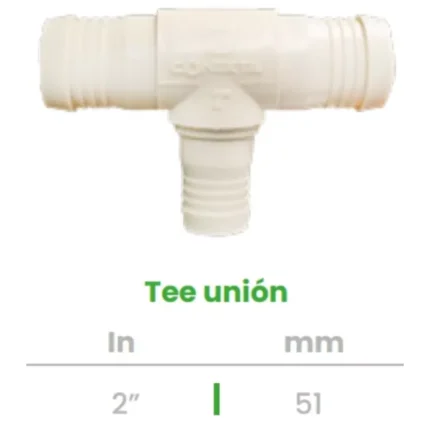 Tee Unión Conekta 2" - Alta Resistencia y Calidad - t18 - Ideal para Sistemas Hidráulicos