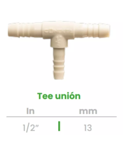 Tee Unión Conekta 1/2" - Conexión Compacta y Fiable - t2 - Ideal para Sistemas de Agua