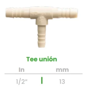 Tee Unión Conekta 1/2" - Conexión Compacta y Fiable - t2 - Ideal para Sistemas de Agua