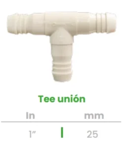 Tee Unión Conekta 1" - Construcción Resistente y Precisa - t6 - Ideal para Instalaciones Residenciales