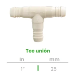Tee Unión Conekta 1" - Construcción Resistente y Precisa - t6 - Ideal para Instalaciones Residenciales