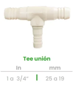 Tee Unión Conekta 1 a 3/4" - Reducción Robusta y Segura - t8 - Perfecta para Uso Residencial