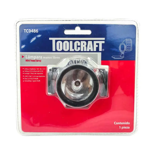 LINTERNA MANOS LIBRES    2AA TOOLCRAFT