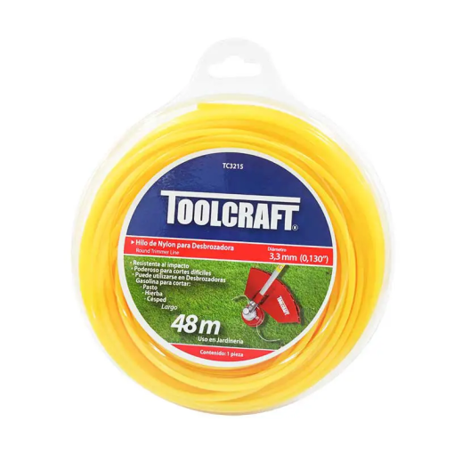 HILO NYLON P/DESBROZADORA 3.3 MM.  48 M. T/DONA TC