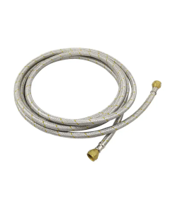 MANGUERA FLEXIBLE DE ALUM. P/GAS 3/8"X3/8" NO DISP