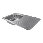 FREGADERO 80X50 P/EMPOTRAR 1 TINA DER A/INOX DICA
