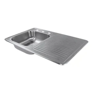 FREGADERO 80X50 P/EMPOTRAR 1 TINA DER A/INOX DICA