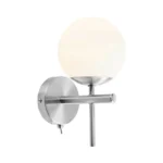 ARBOTANTE P/INTERIOR P/SOBREPONER SATINADO/CRISTAL