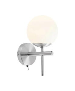 ARBOTANTE P/INTERIOR P/SOBREPONER SATINADO/CRISTAL