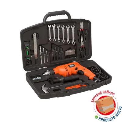 TALADRO ATORNI.1/2" 120V +30ACC. -EMP.DEF.