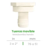 Tuerca Movible para Motobomba Honda Conekta 3 a 2" - Resistencia y Funcionalidad - tmh2 - Compatible con Proyectos Industriales