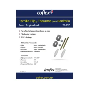 TORNILLOS-PIJA PARA SANITARIO LARGO 3 1/2"