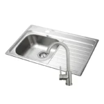 FREGADERO 80 X 51 P/EMPOTRAR 1 TINA DER A/I+JABON
