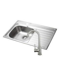 FREGADERO  80 X 51 P/EMPOTRAR 1 TINA DER A/I+JABON