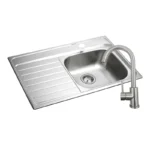 FREGADERO 80 X 51 P/EMPOTRAR 1 TINA IZQ A/I+JABON