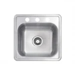FREGADERO 48X48 P/EMPOTRAR 1 TINA A/INOX SATIN DIC