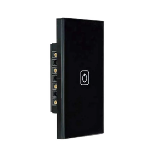 APAGADOR INTELIGENTE WIFI C/ 1 BOTONES TÁCTIL NEGR
