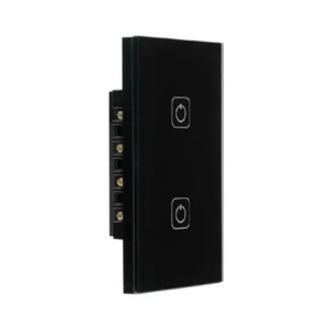 APAGADOR INTELIGENTE WIFI C/ 2 BOTONES TÁCTIL NEGR