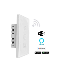 APAGADOR INTELIGENTE WIFI C/ 3 BOTONES TÁCTILES