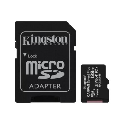 Tarjeta de Memoria Kingston SDCS2 Canvas Select Plus con Adaptador SD 128GB - Rendimiento y Durabilidad