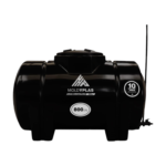 Tinaco Horizontal Negro 800L Moldyplas con Multiconector y Válvula de Llenado