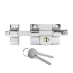 CERRADURA 132 FIJA IZQ FIJA BARRA CROMO CAJA