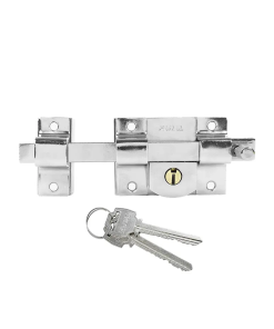 CERRADURA 132 FIJA IZQ  FIJA BARRA CROMO  CAJA