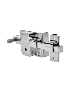 CERRADURA 132 BARRA FIJA DER CROMO LLAVE TETRA BL