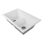 FREGADERO 84 X 56 SOBREPONER BLANCO