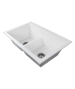 FREGADERO  84 X 56 SOBREPONER BLANCO