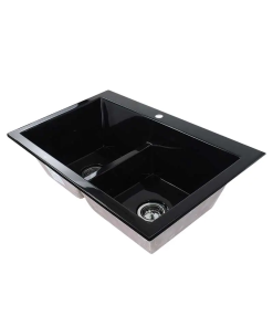 FREGADERO  84 X 56 SOBREPONER NEGRO