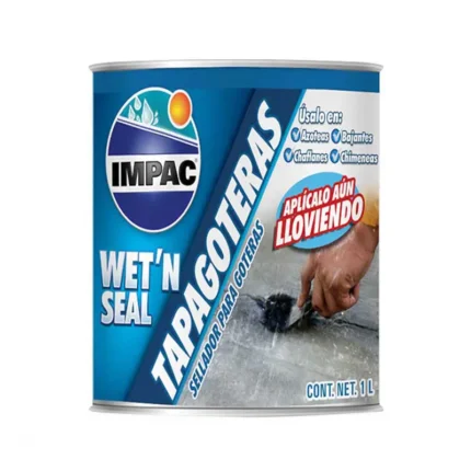 SELLADOR ASFALTICO 1L P/GOTERAS WET ‘N SEAL