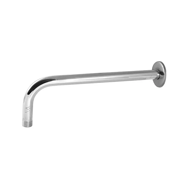 BRAZO P/REGADERA REDONDO ACERO INOX CROMO
