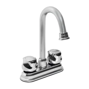 MEZCLADORA 4" LAVABO MANERAL REDONDO GIRATORIO