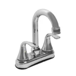 MEZCLADORA 4" LAVABO MANERAL CURVO