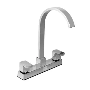 MEZCLADORA 8" P/ FREGADERO MANERAL CURVO
