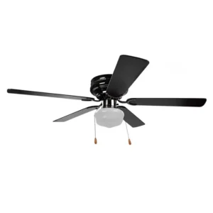 VENTILADOR DE TECHO C/LAMPARA 5 ASPAS 52" NOGAL