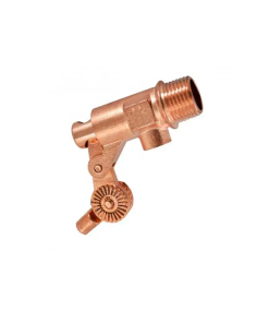 VALVULA P/TINACO 1/2" DE COBRE ROSCA EXT NACOBRE